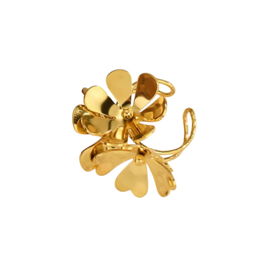 Flora Party Glitz Ring -18K