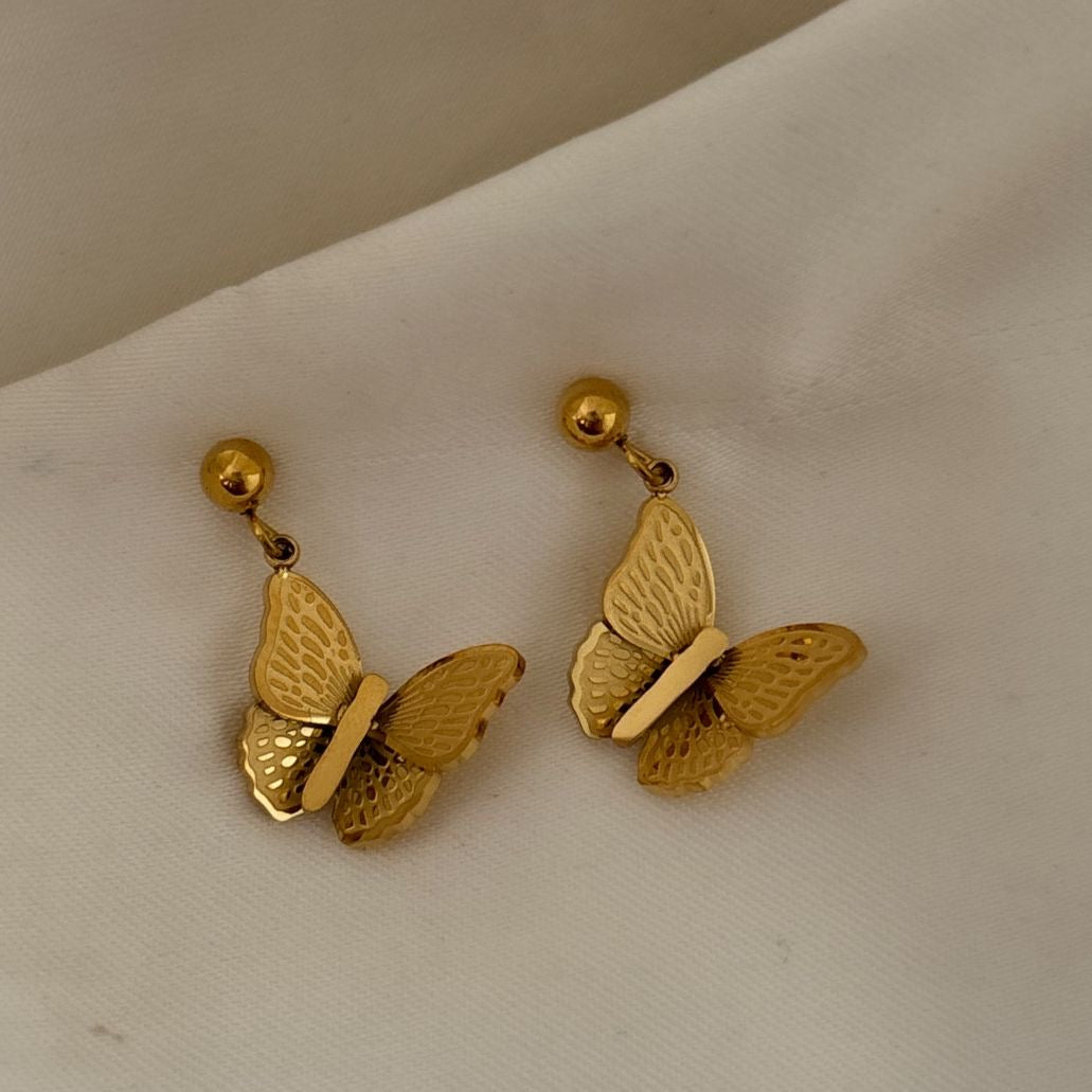 Flutter Charms Earrings -18K