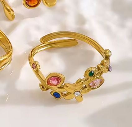 Mulberry Florals Ring