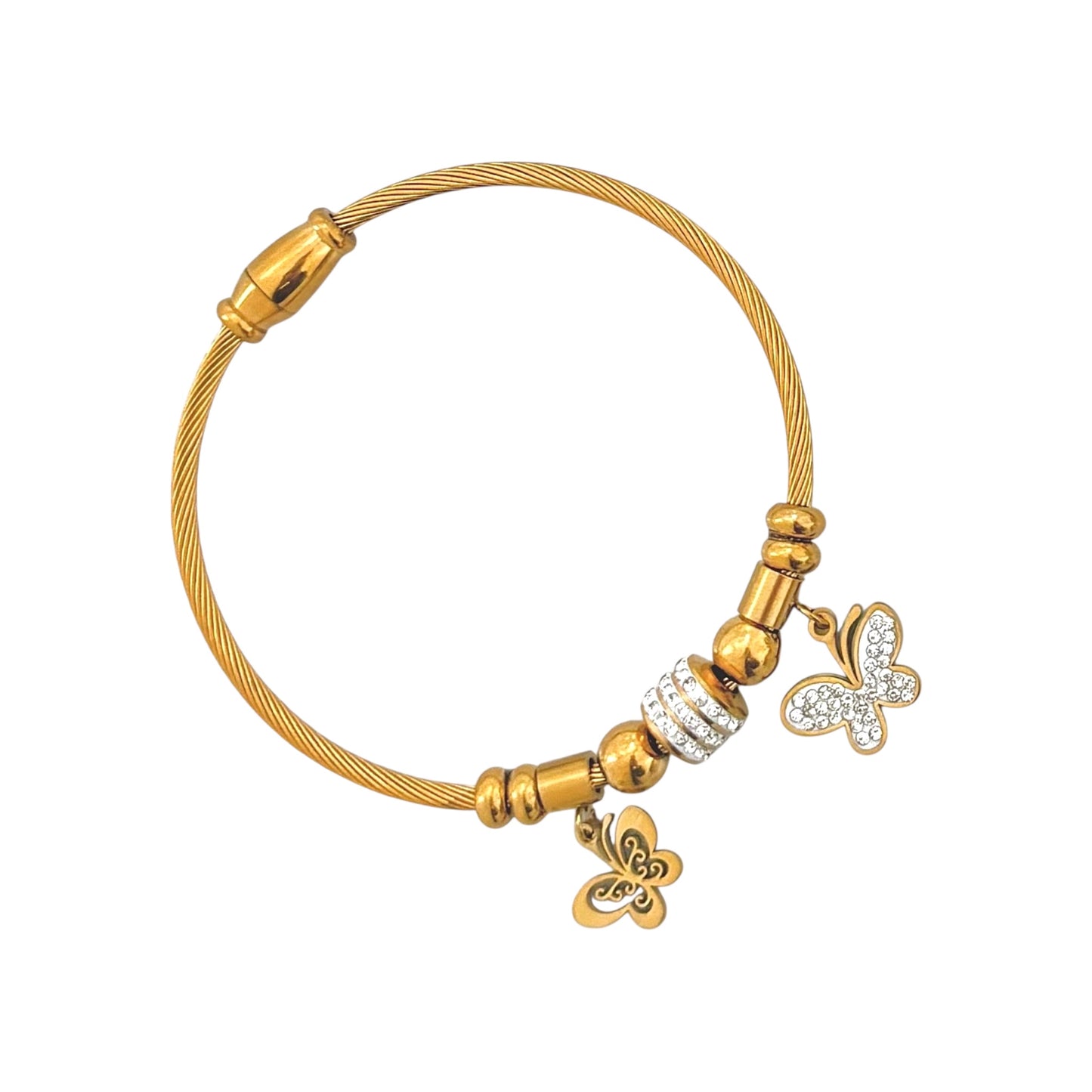 Glitz Flutter Charm Bracelet