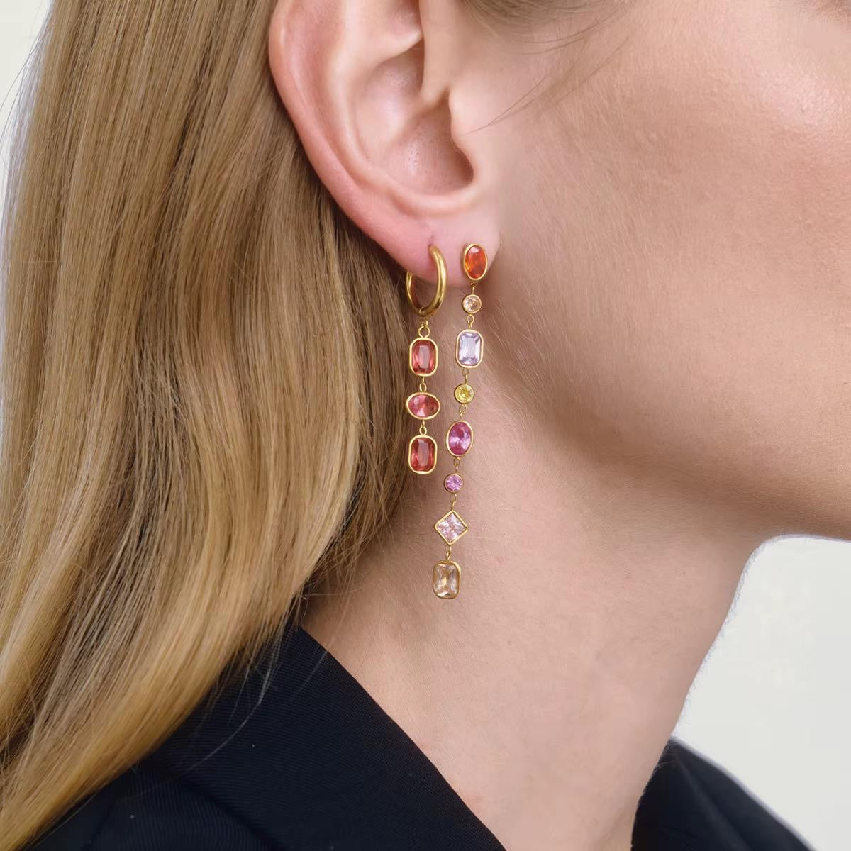 Confetti Gemma Drop Earrings