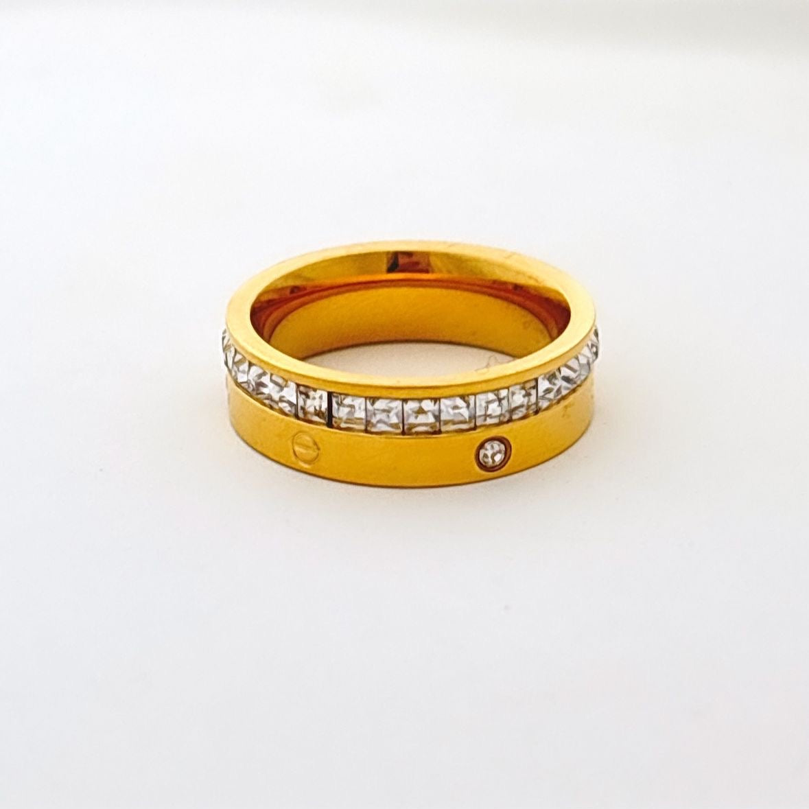 Amour Diamanté Love Cz Ring -18K