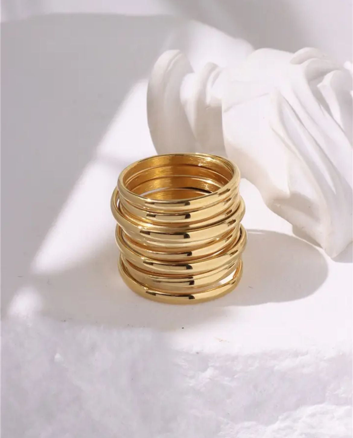 Honey Drizzle Ring -18K