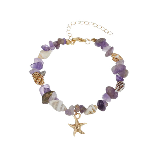 Sea Serenity Bracelet -Amethyst