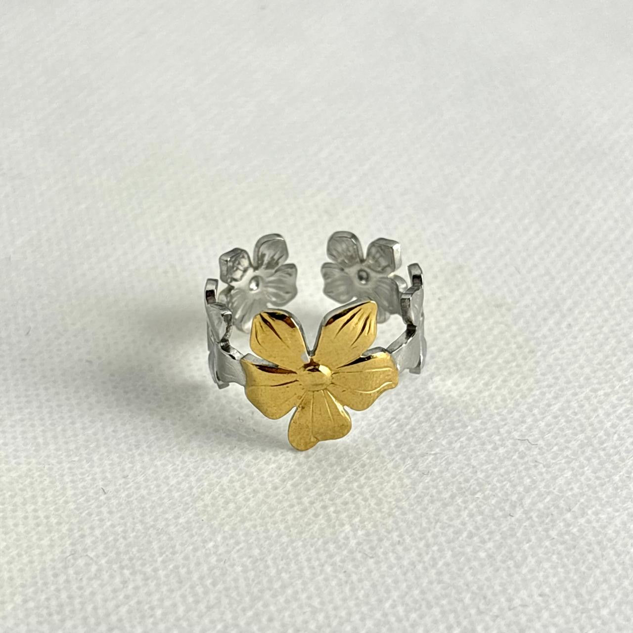 Flora Bloom Ring -Mix Tone