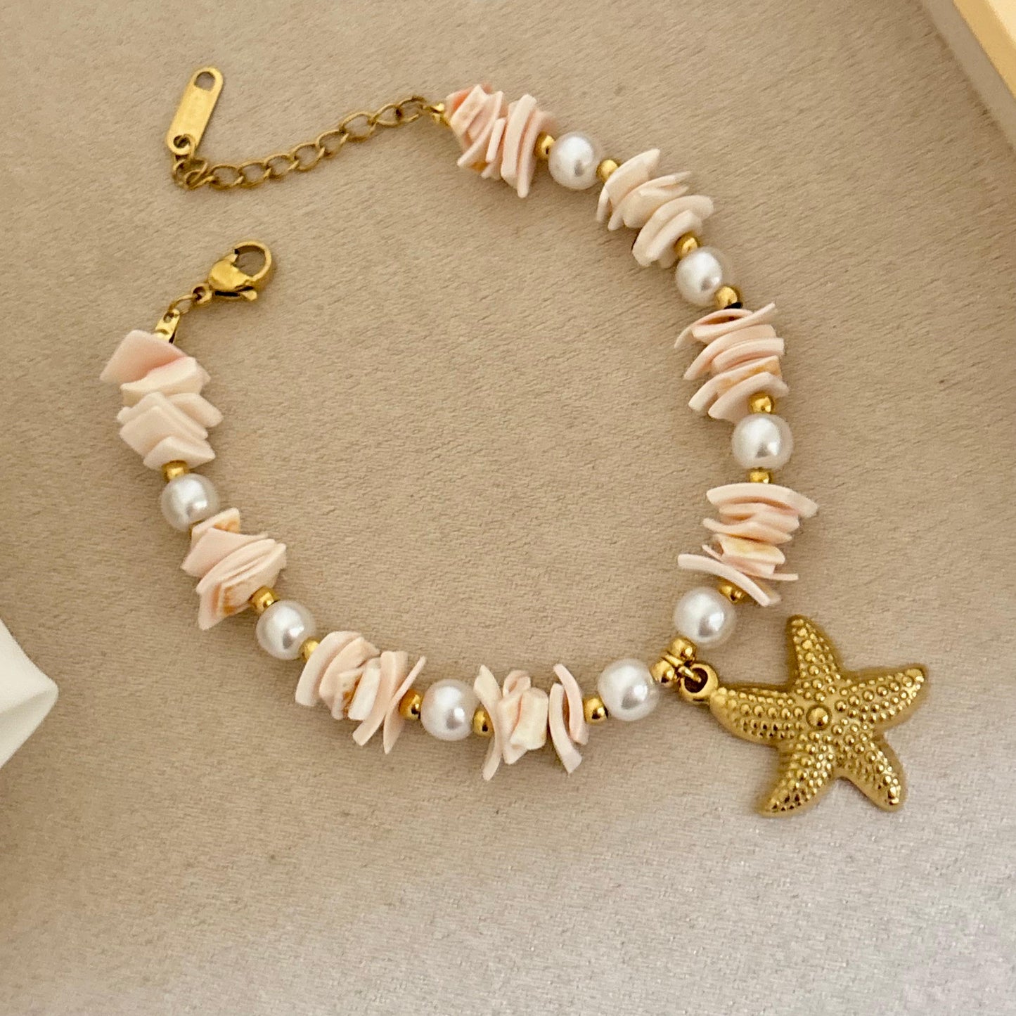 Star Of Beach Charm Bracelet