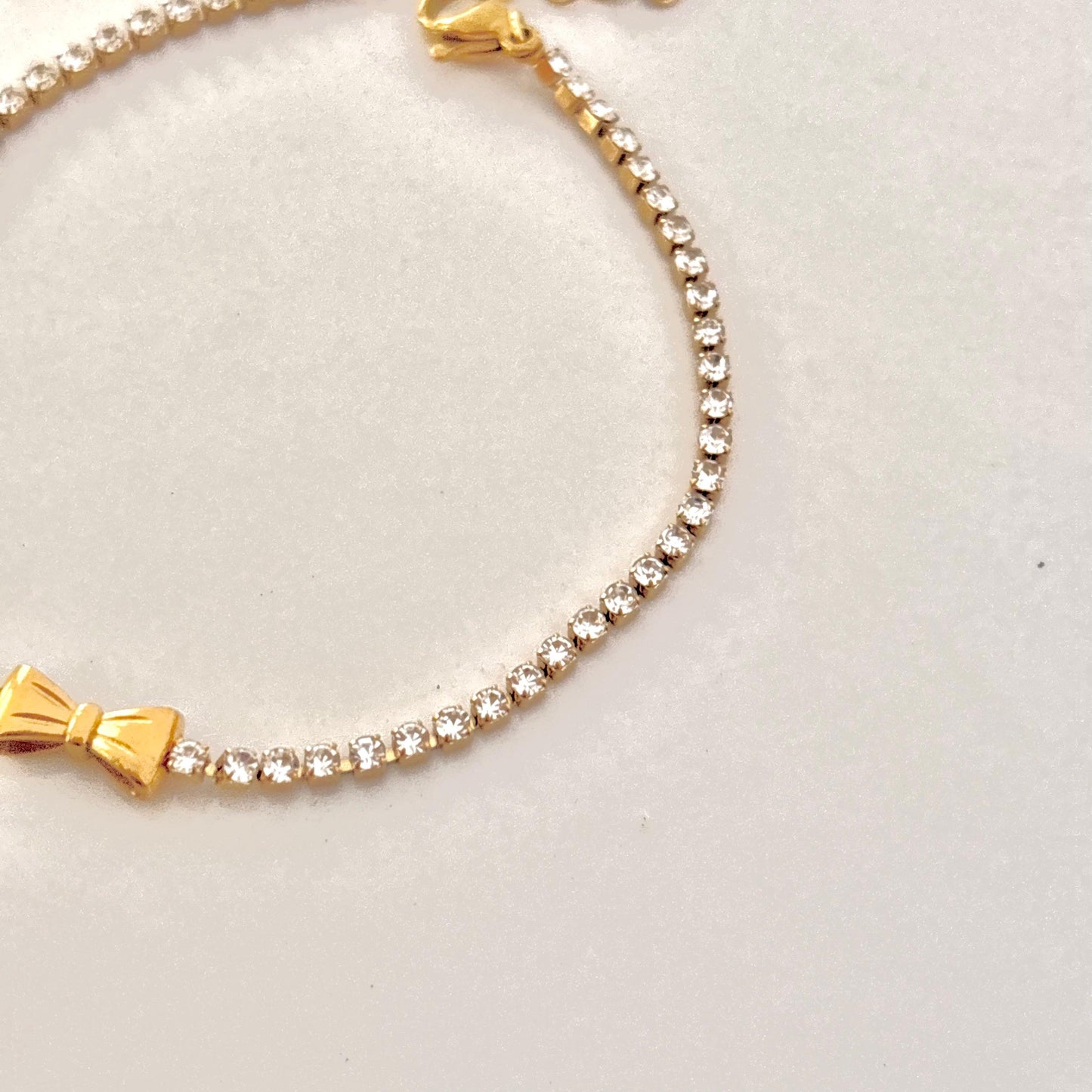 Petite Bow Tennis Bracelet