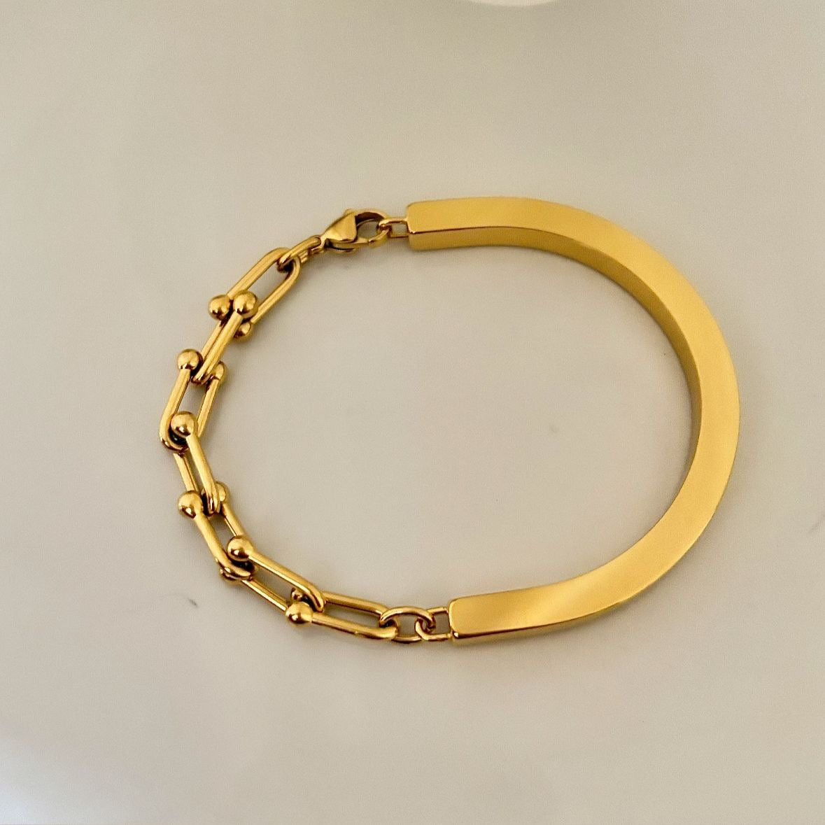 Link Co X U Bracelet -18K