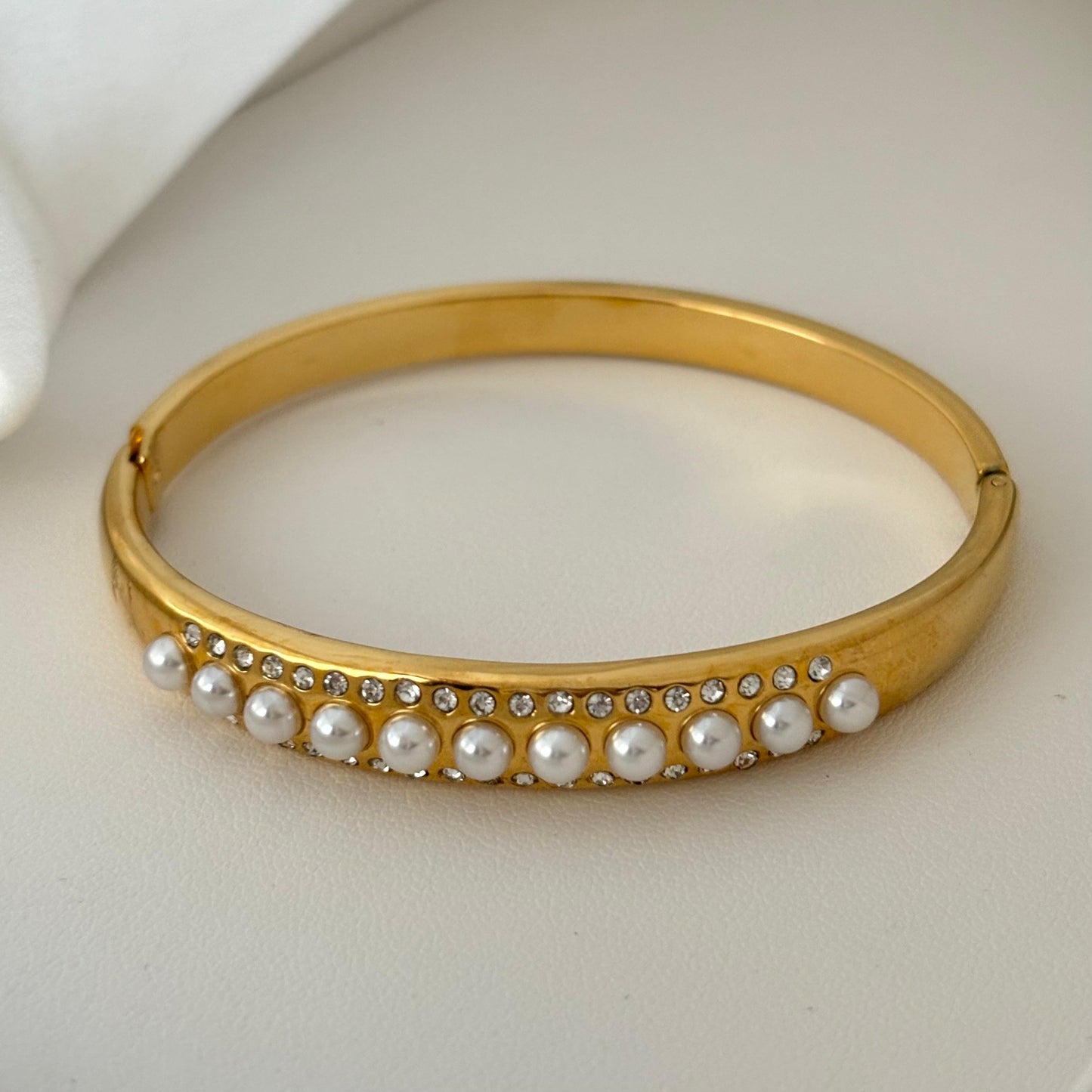 Daphne Pearl Bracelet -18K