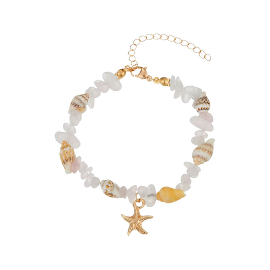 Sea Serenity Bracelet -Clear Quartz