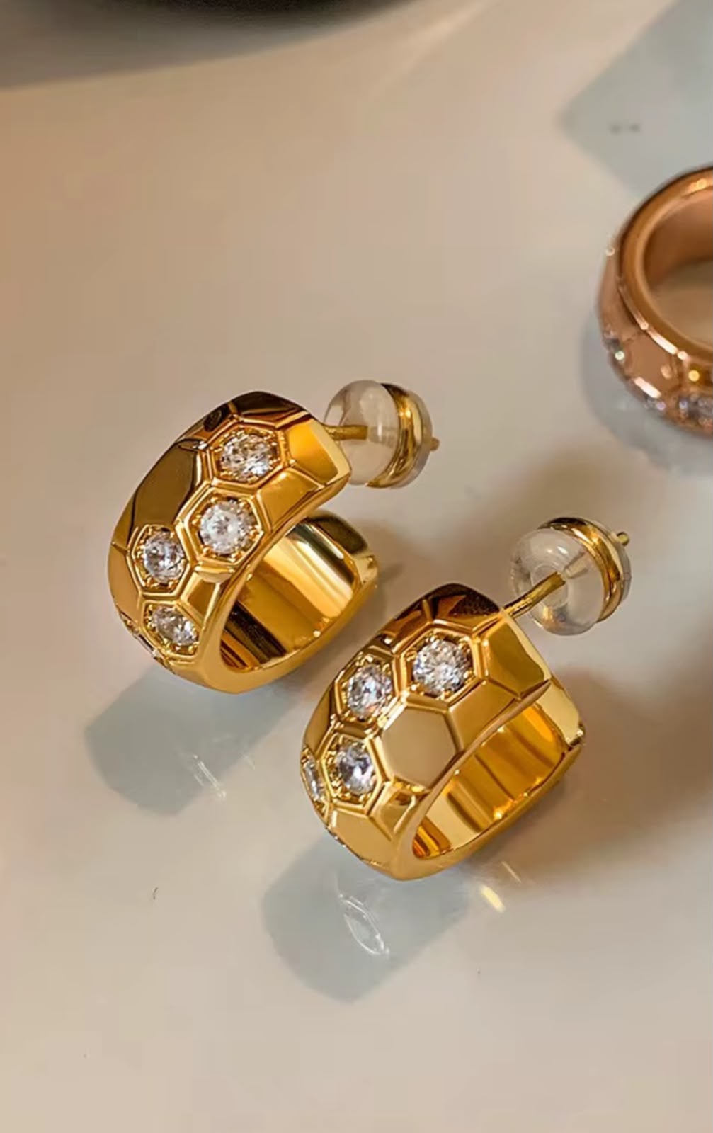 Honey Comb Hoops