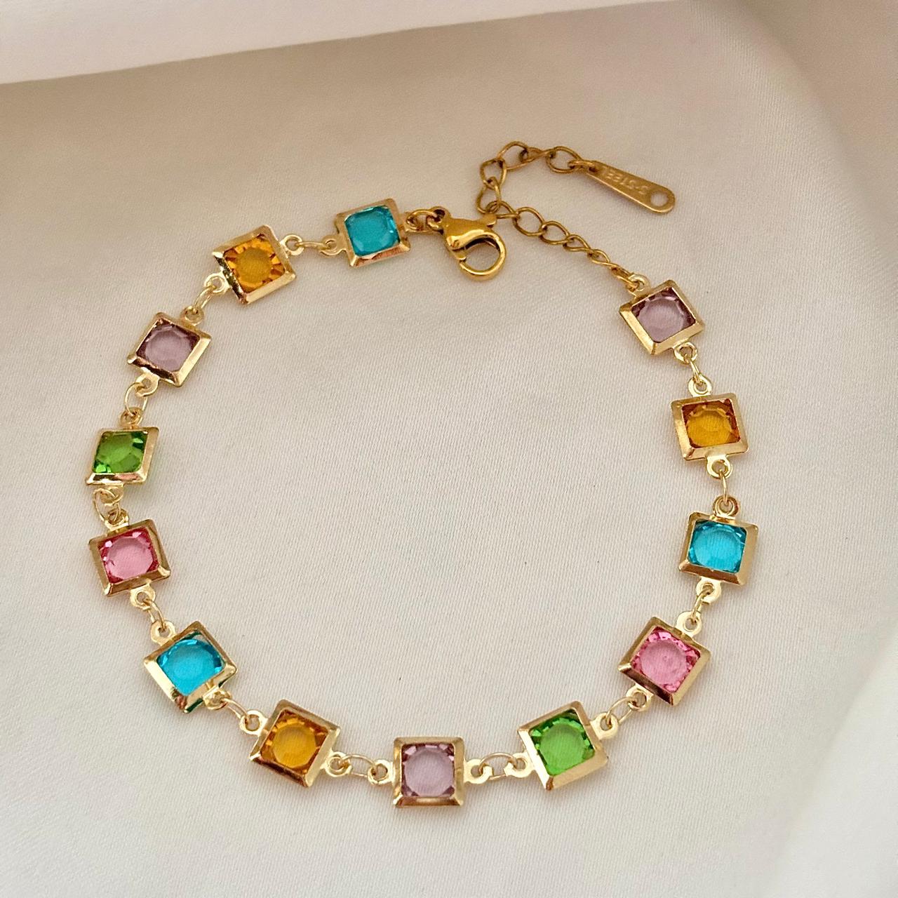 Giselle Multi Crystal Bracelet