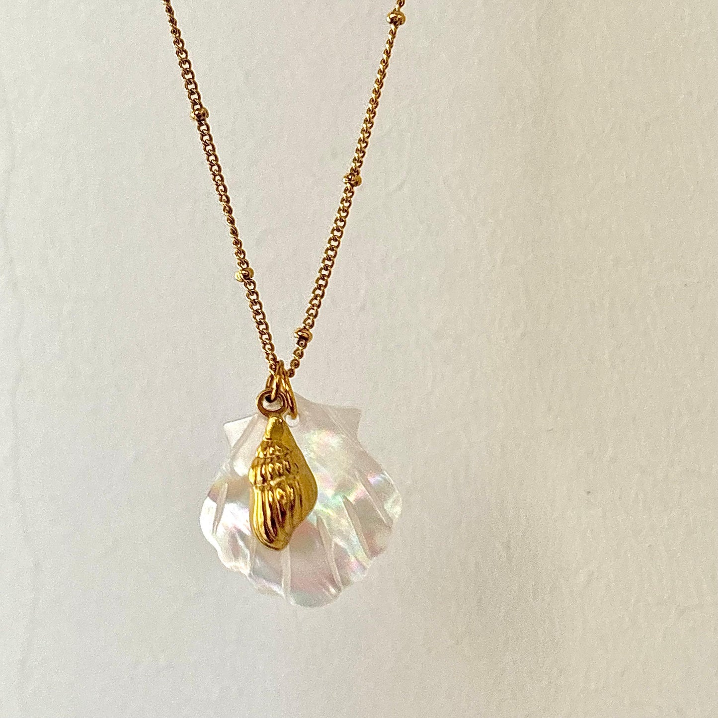 Ocean Whisper Charm Necklace