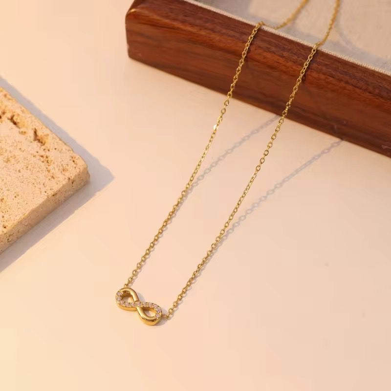 Infinity Bling Necklace
