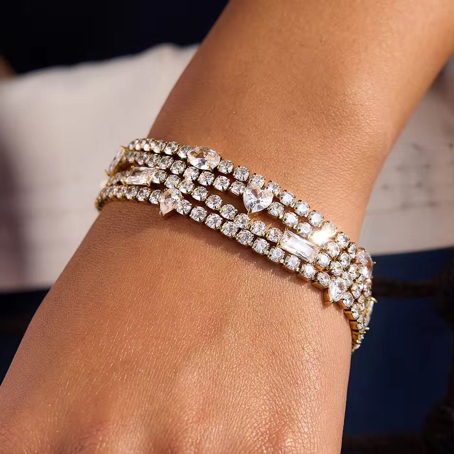 Brilliant Cut Luxus Tennis Bracelet