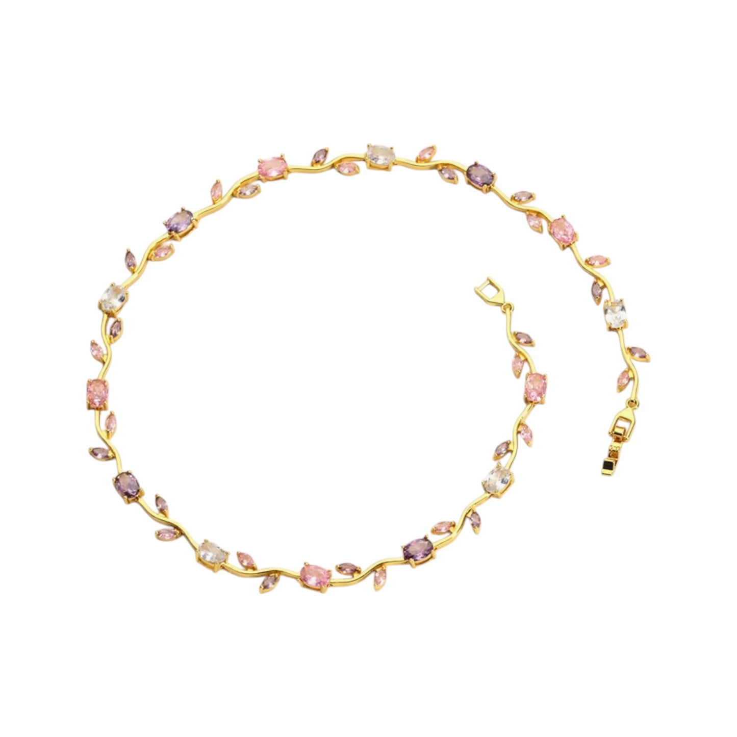 Rose Wine Ombre Necklace
