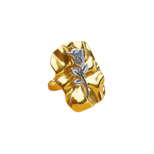Rosa Crushed Ring