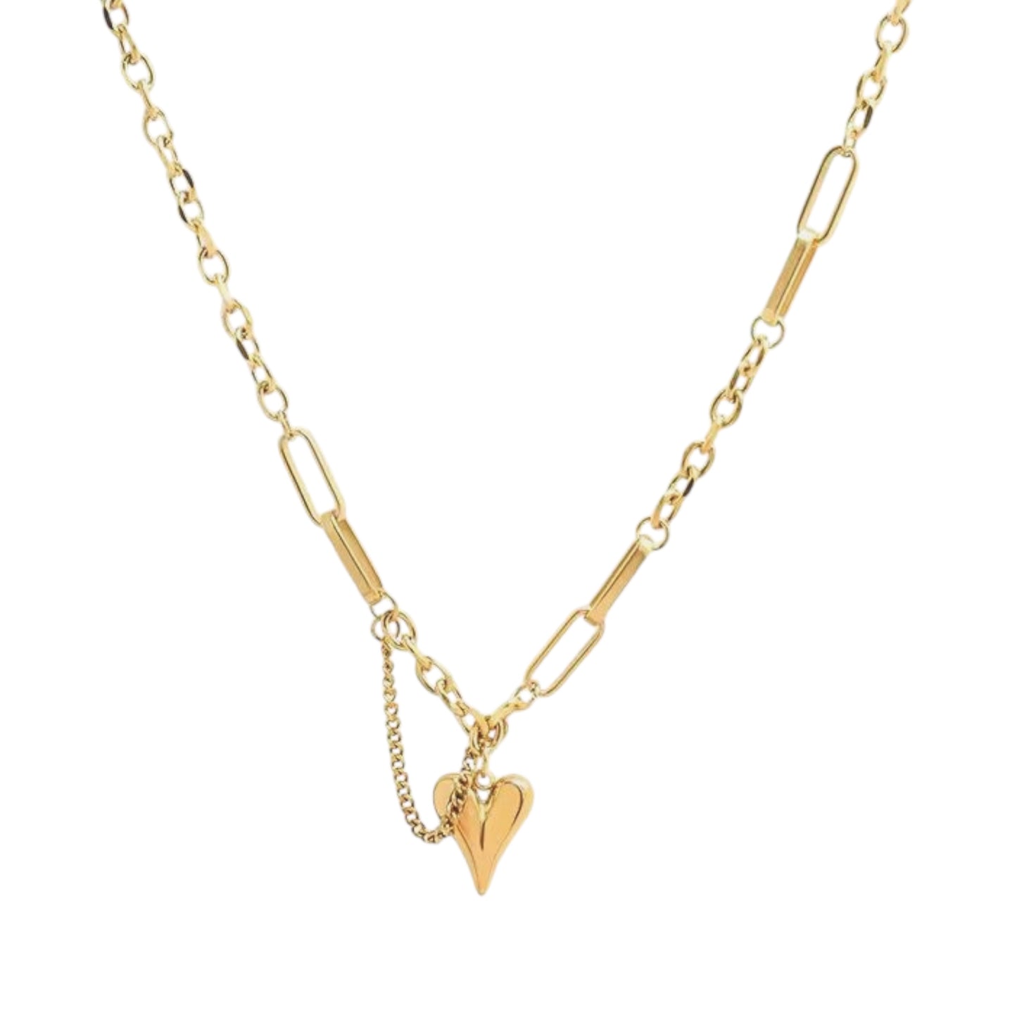Juliette Heart Charm Necklace