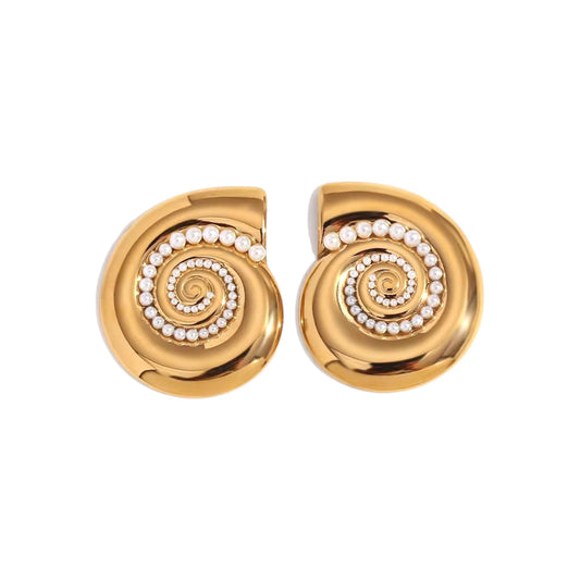 Ocean Shell Dreams Studs