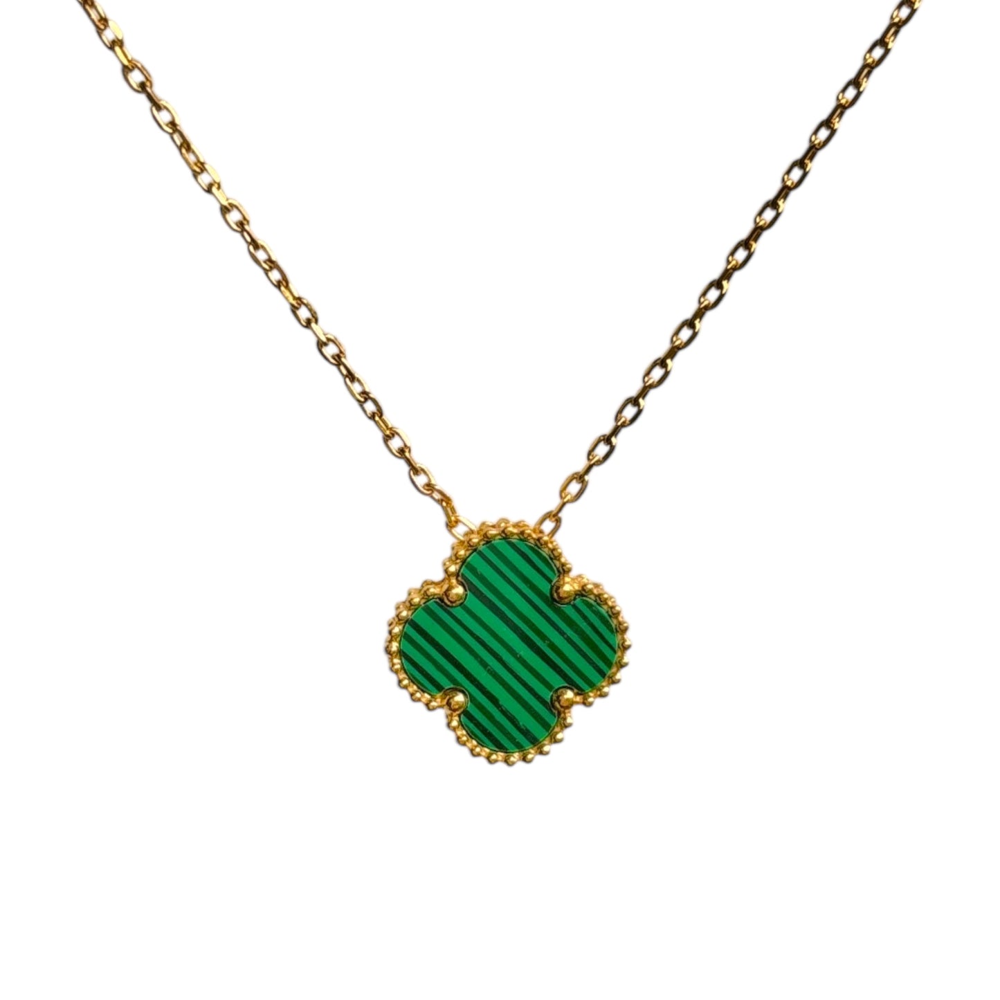 Luxurious Malachite Necklace -18K