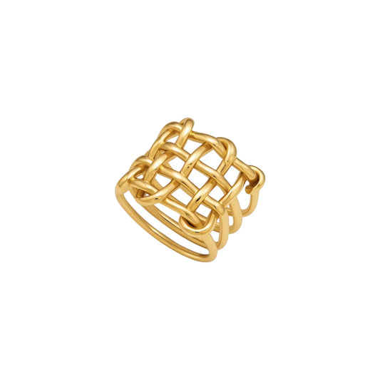 Waffle Mesh Ring
