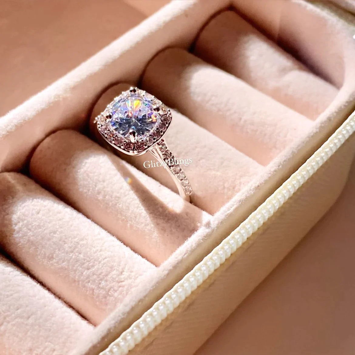 Solitaire Zircon Ring