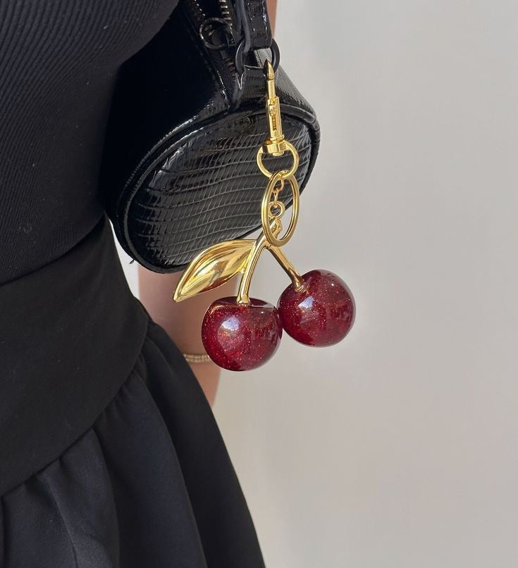 Cherry Charm Keychain / Bag Charm