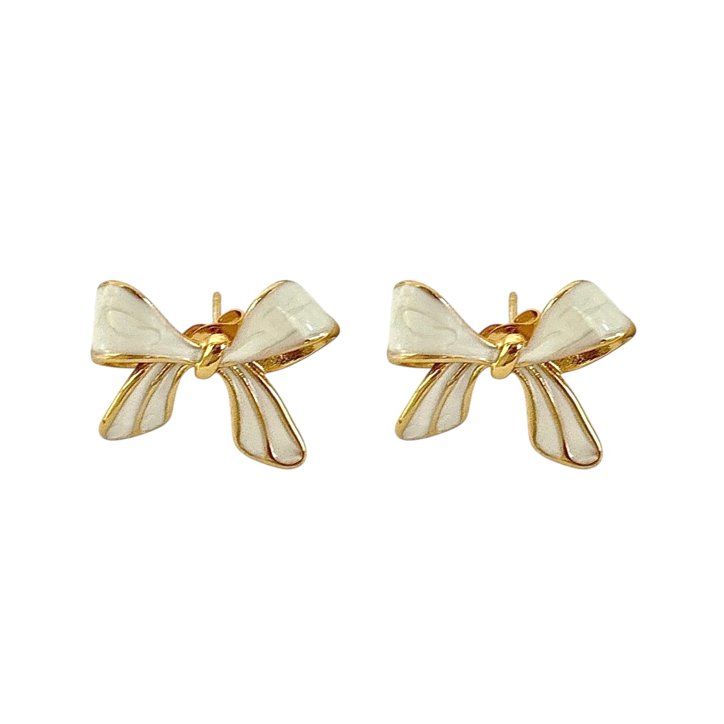Baby Coquette Bow Studs