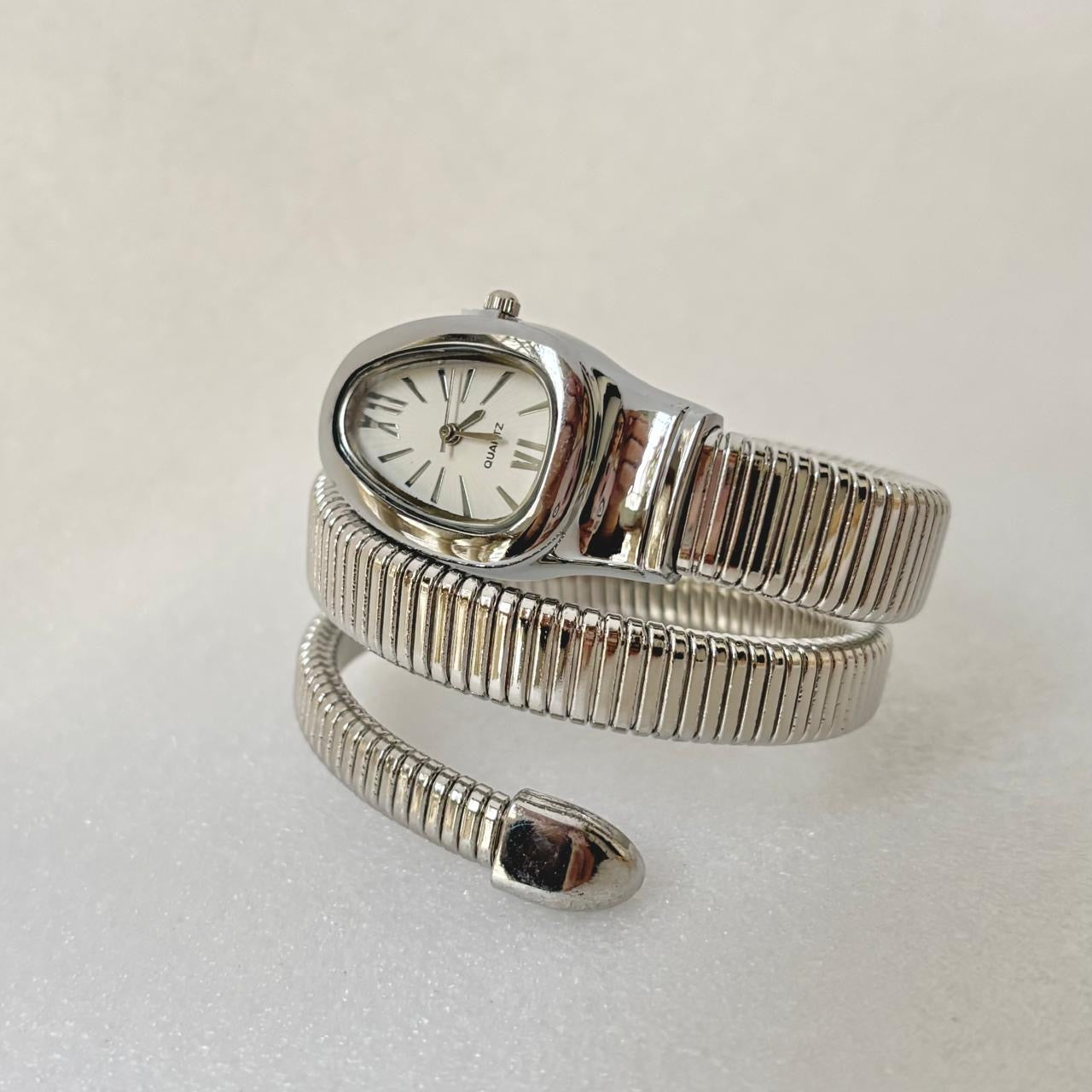 Silver Serpenti LUX Watch