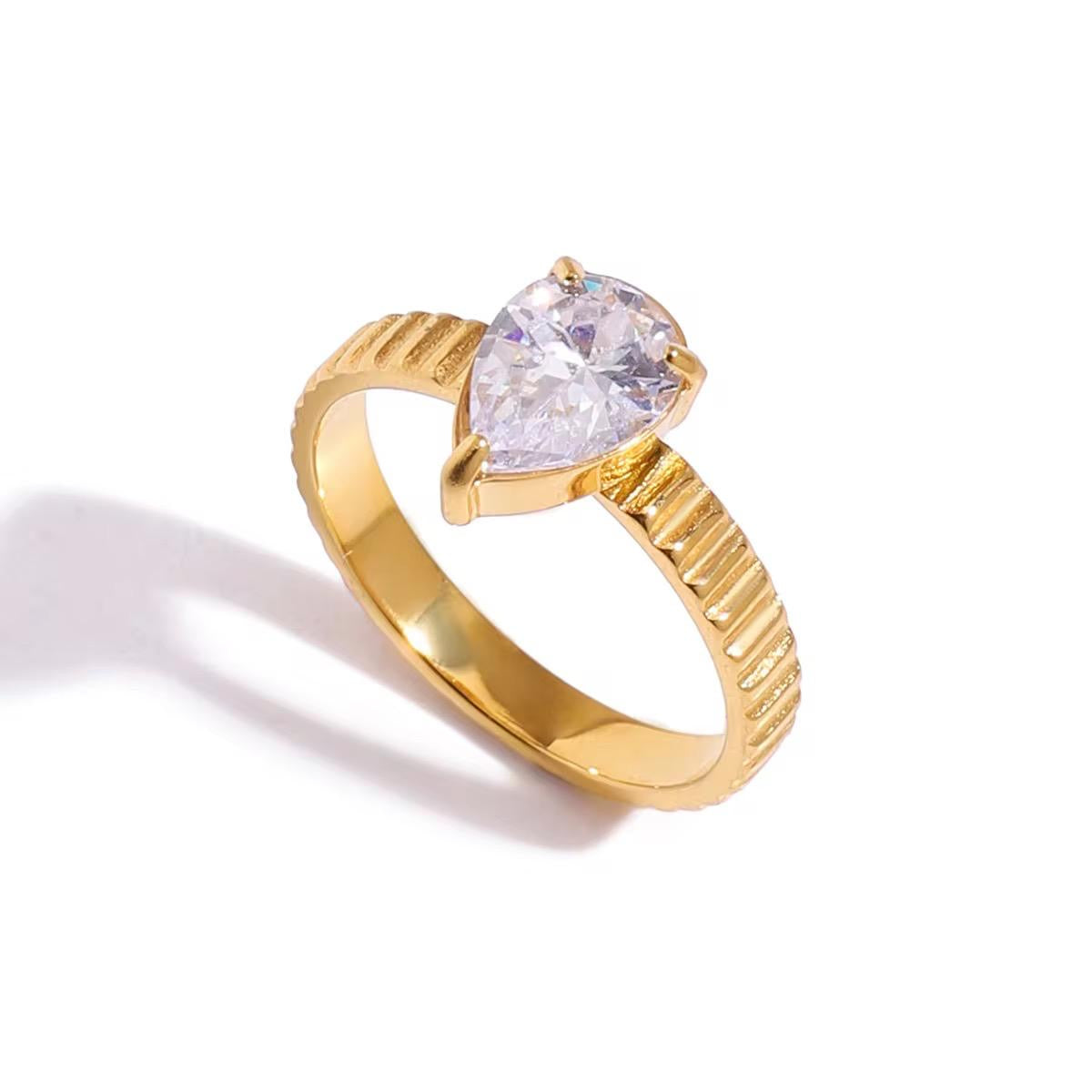 Pear Cut Ring