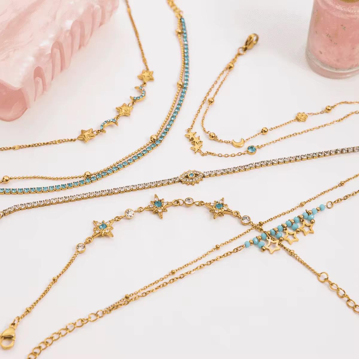 Celeste Majestic Bracelet -Paved Zircons