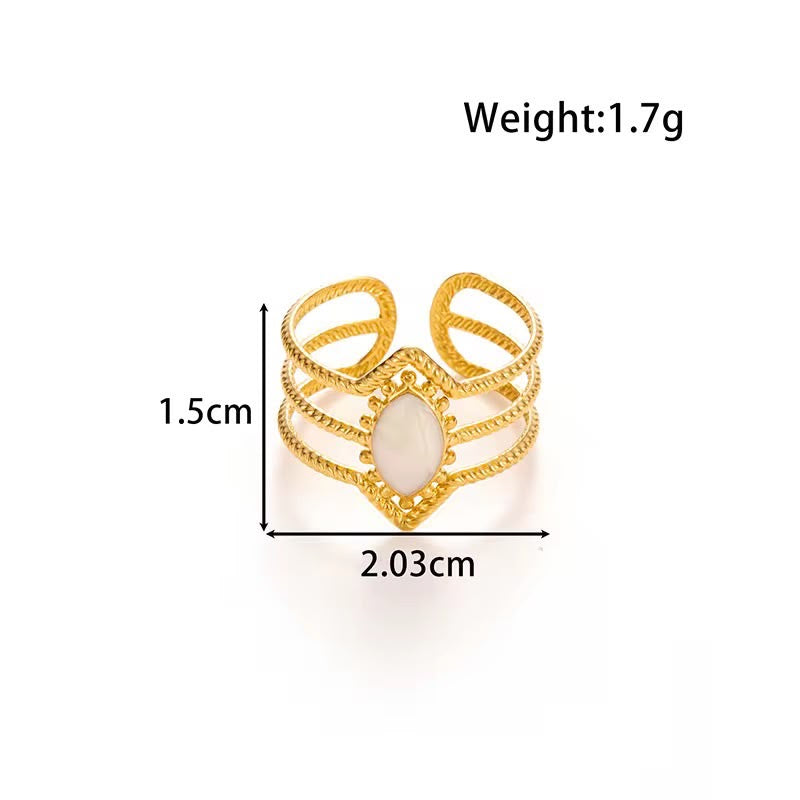 Pearlscent Tiara Ring