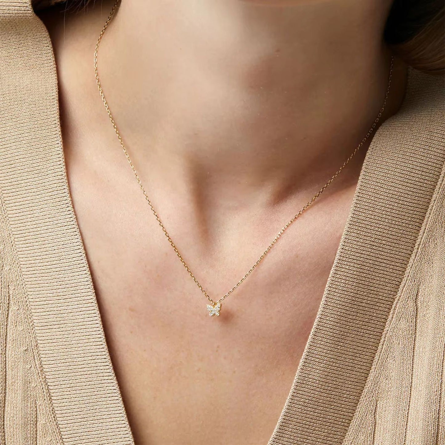 Dainty Wings Necklace