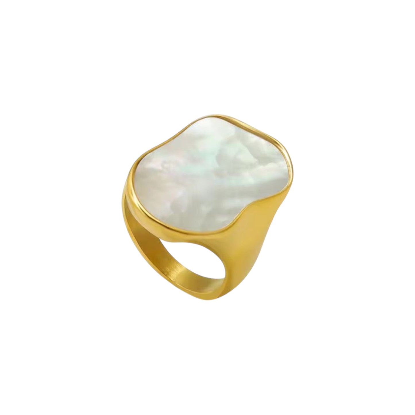 Casandra Shell Signet Ring