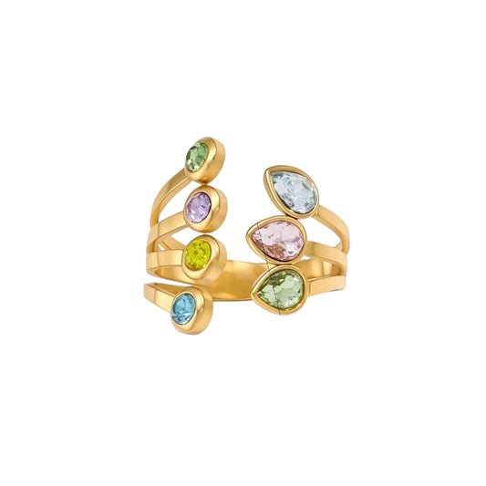 Rainbow Frill Ring