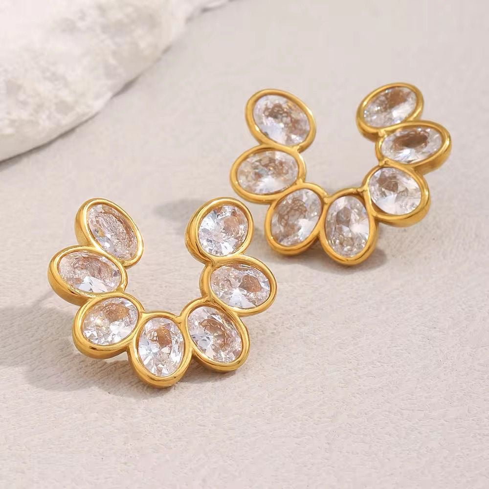Petite Dewdrop Spark Studs