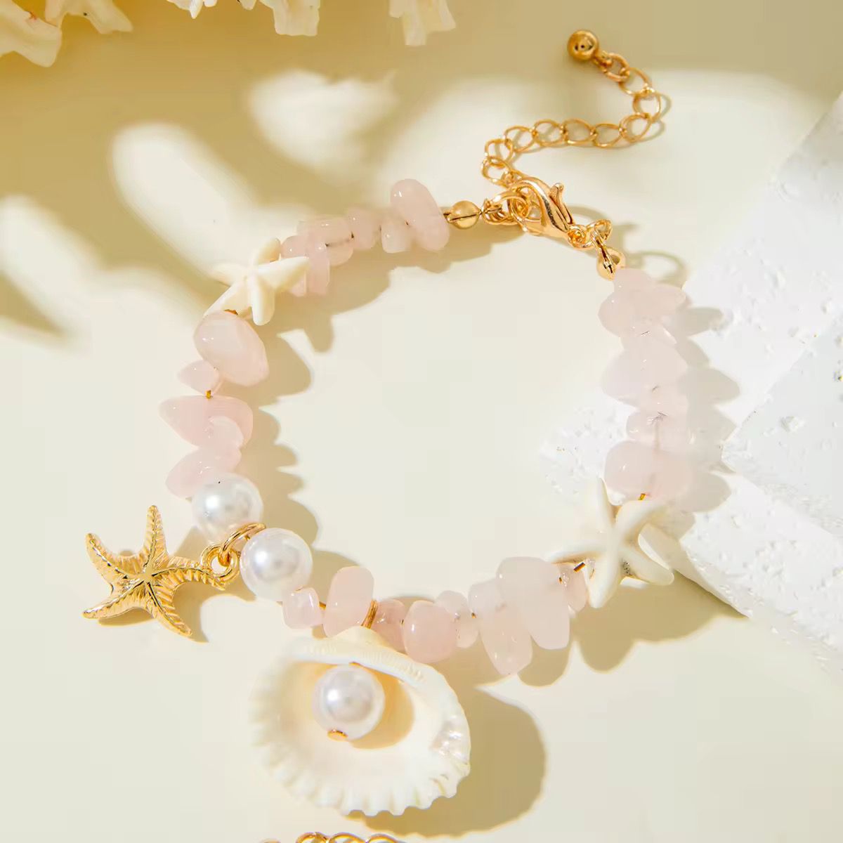 Starlight Coastal Bracelet -Pink