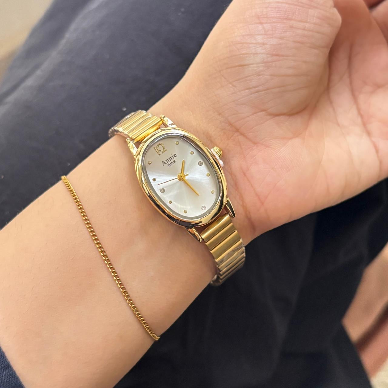 Ellipse Ova Lux Pearly White Watch