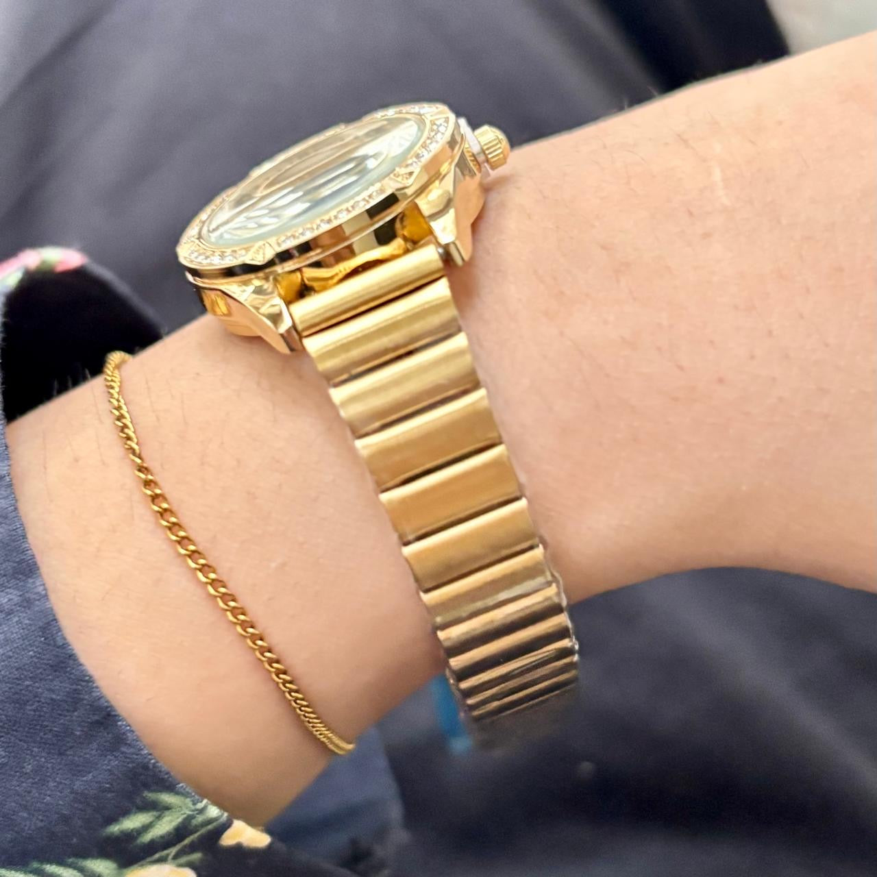 Glitz Royale Pearly White Watch