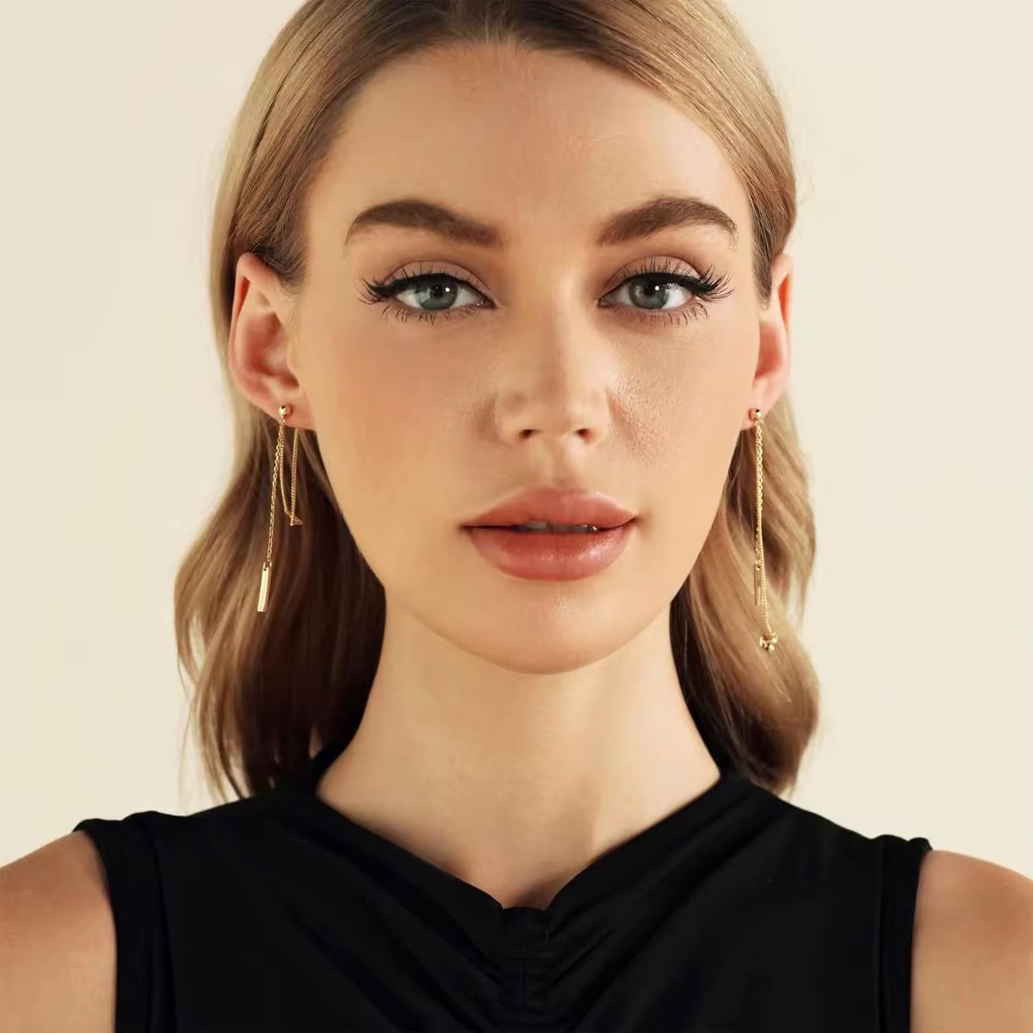 Chained To Perfection Dangler Studs
