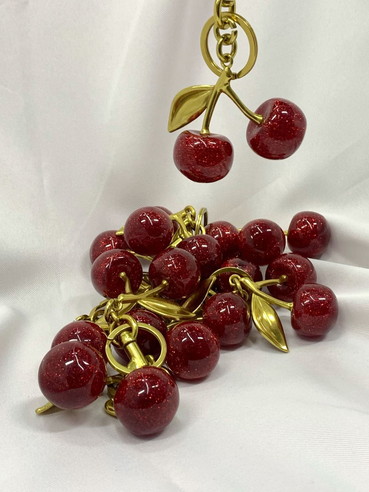 Cherry Charm Keychain / Bag Charm
