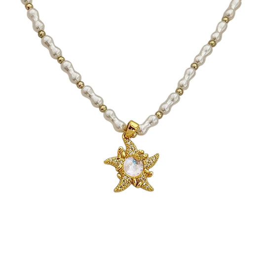 Aurora Opal Perle Necklace