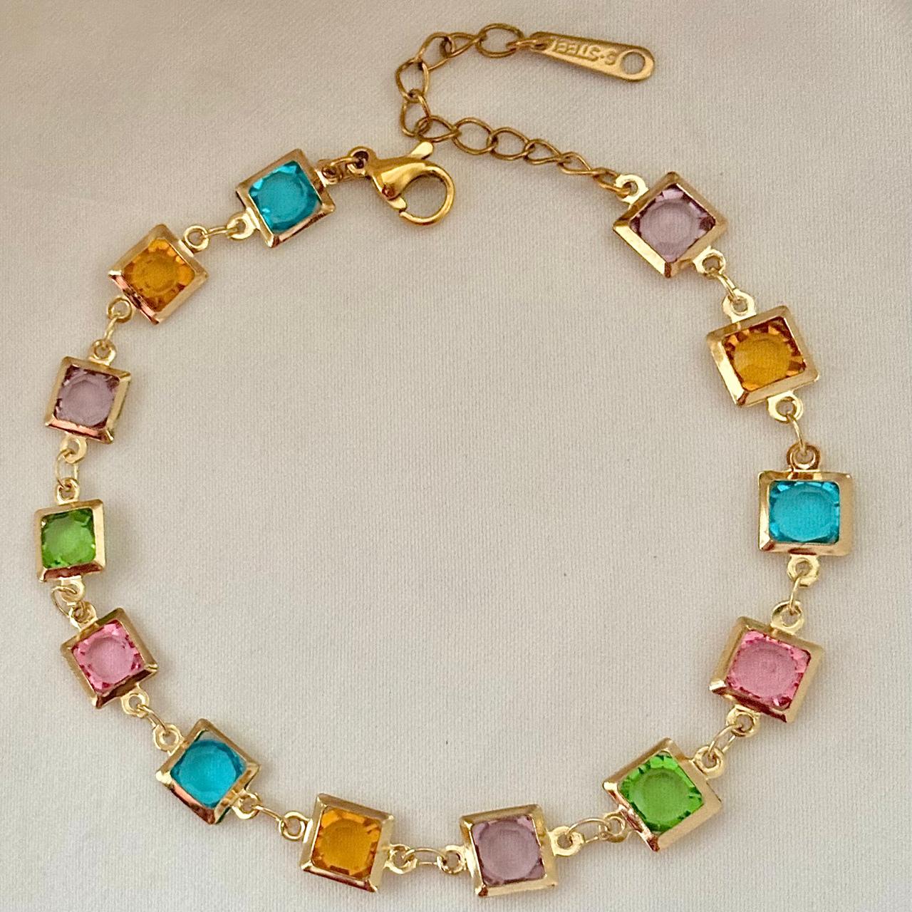 Giselle Multi Crystal Bracelet