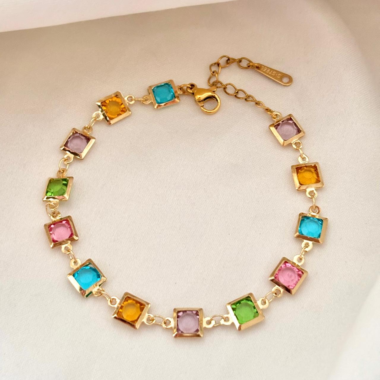 Giselle Multi Crystal Bracelet