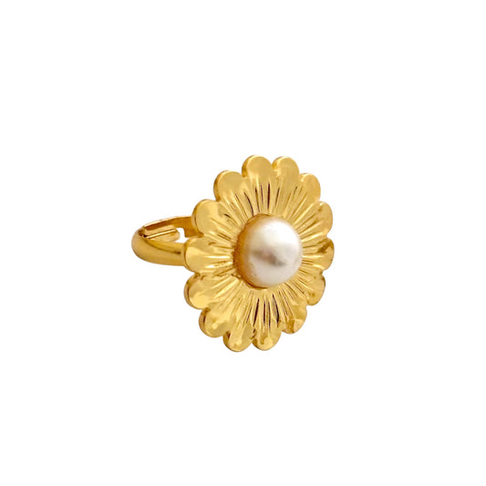 Sunflower Pearle Ring