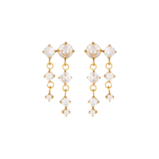 Diamond Raindrop Earrings