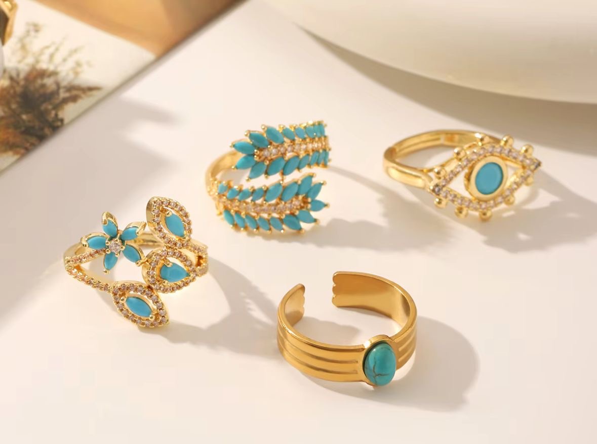 Turquoise Eye Ring