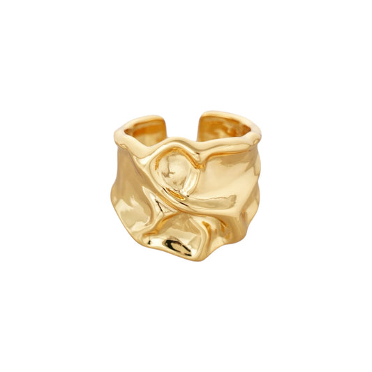 Crinkle Luxury Ring -18K