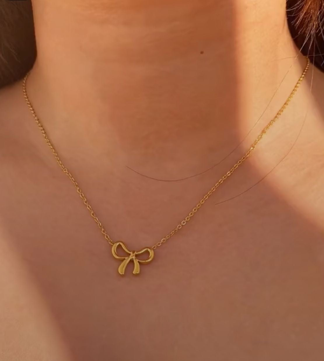 Sweetheart Bow Necklace