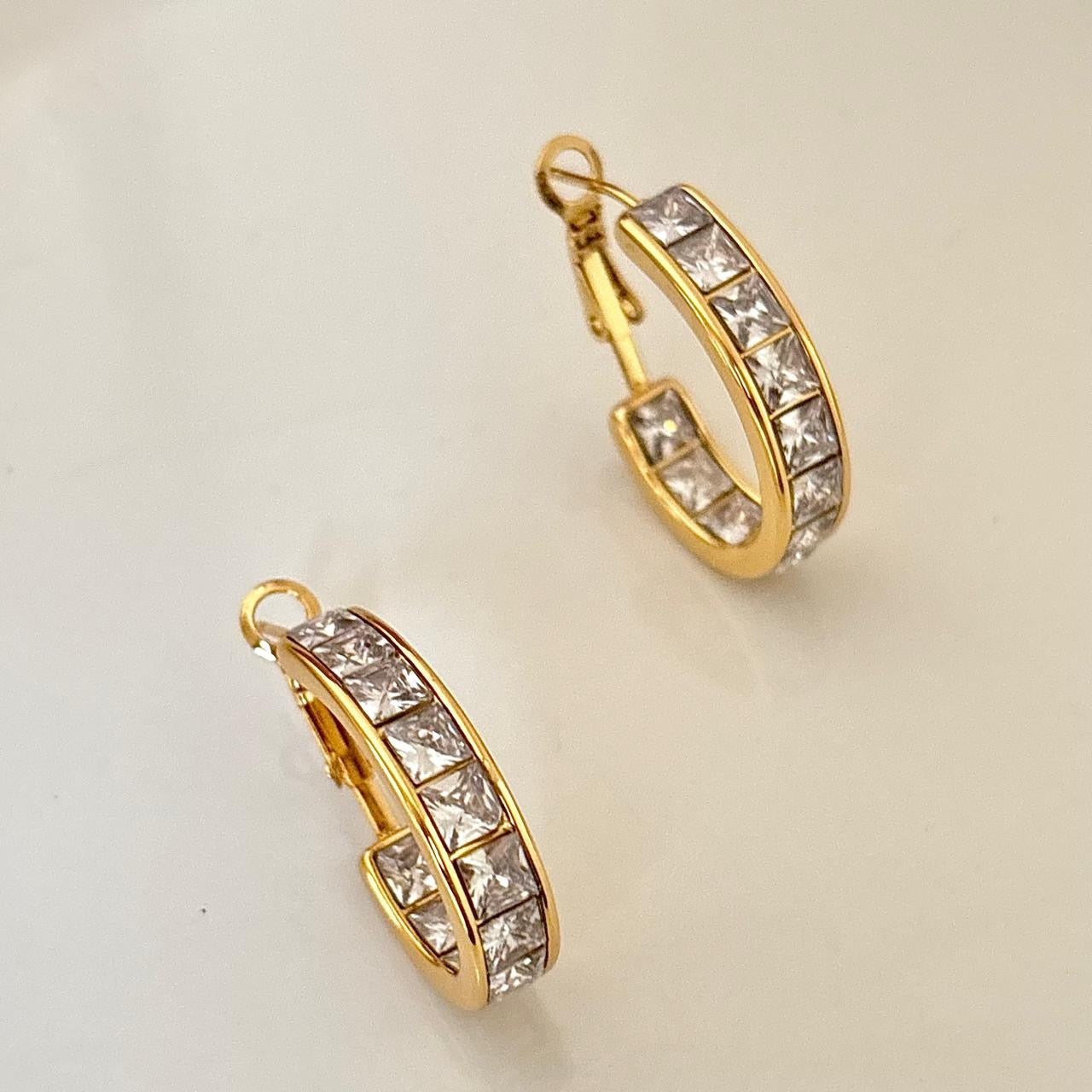 Allure Diamond Hoops
